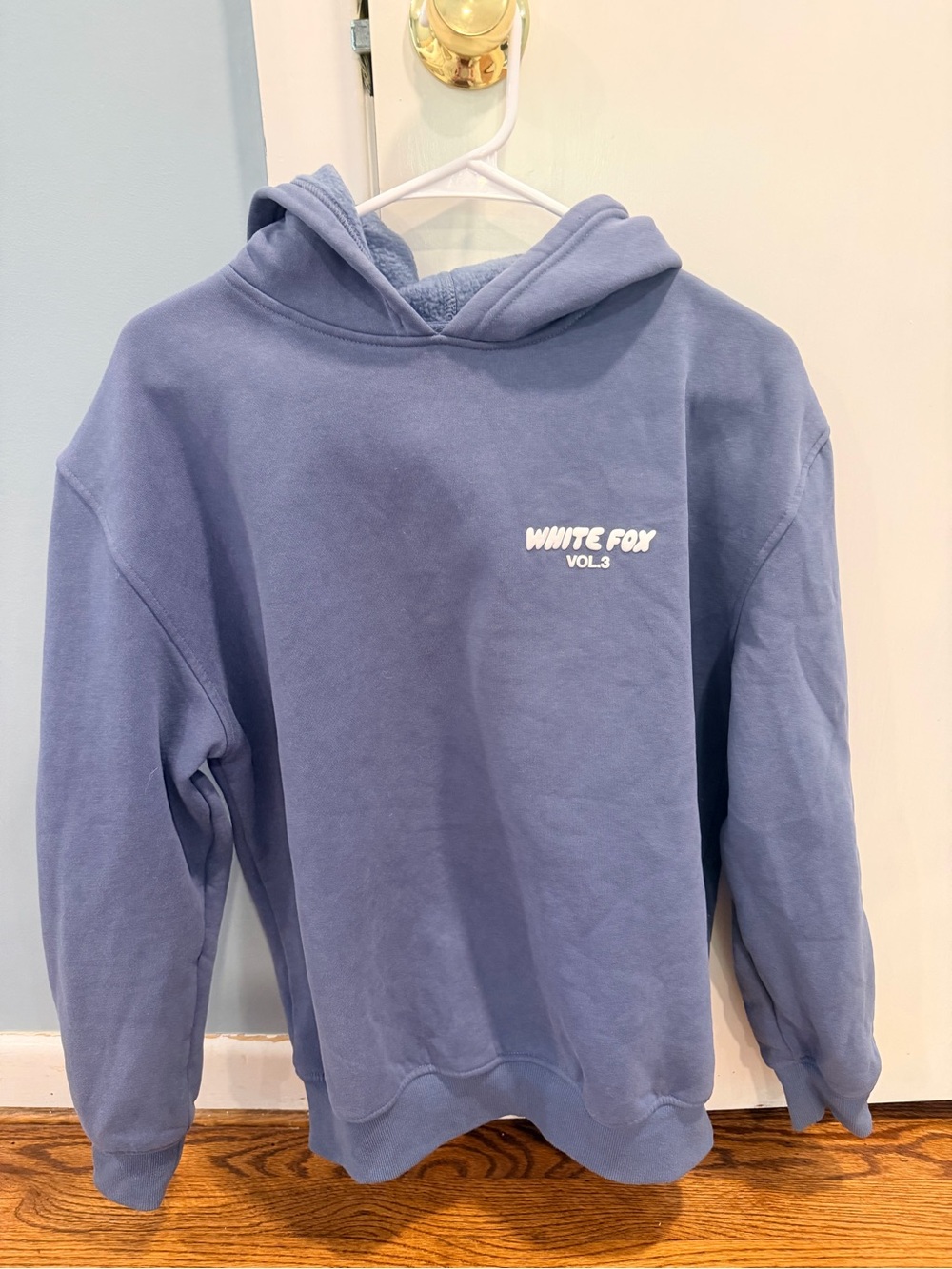 White Fox Boutique Blue Pullover Hoodie